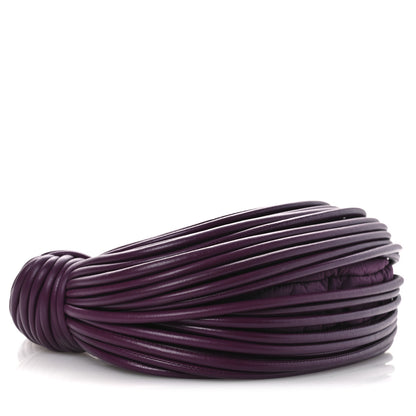 Bottega Veneta Nappa Mini Tubular Double Knot Grape 8 of 10