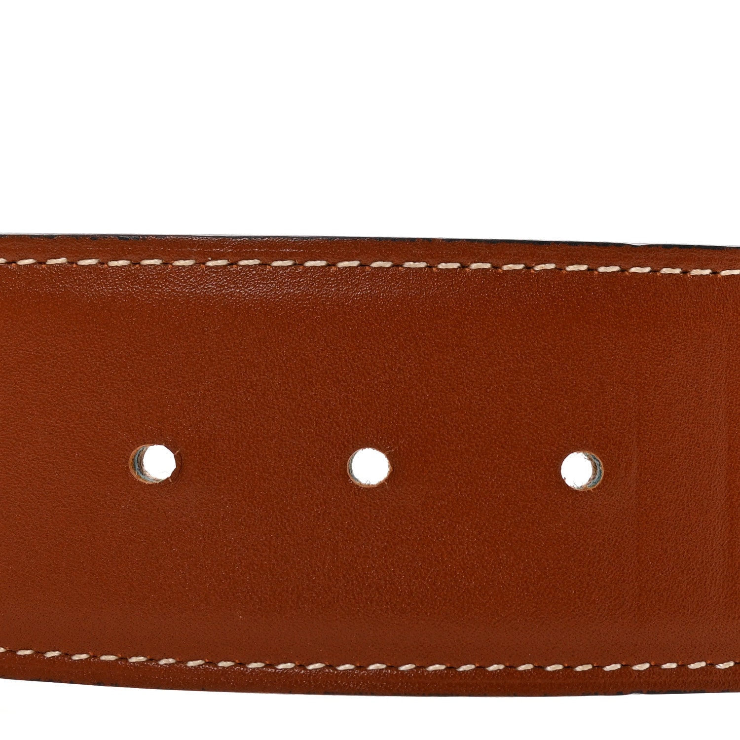 Hermes Box Epsom 42mm Belt Strap 95 38 Brique Sesame 3 of 7
