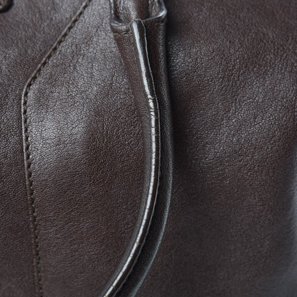 Saint Laurent Sheepskin Medium Cabas ChYc Dark Brown 21 of 23