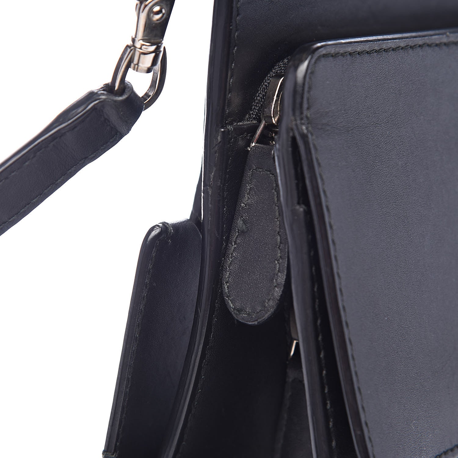 Balenciaga Calfskin Le Dix S Cartable Shoulder Bag Black 9 of 14