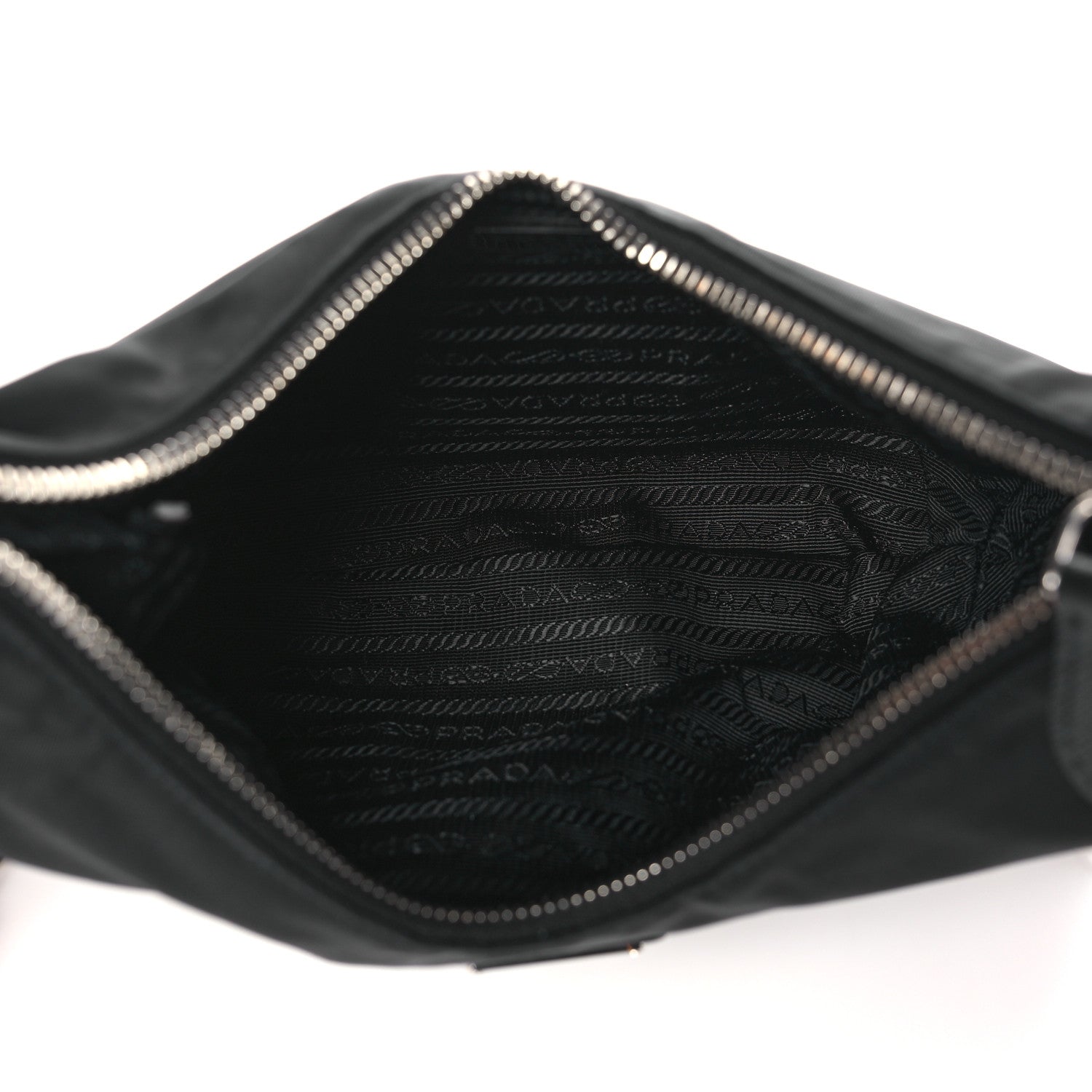 Prada Tessuto Nylon Saffiano Re-Edition 2006 Shoulder Bag Black 5 of 10