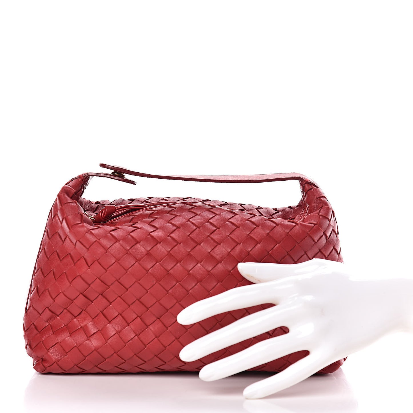 Nappa Intrecciato Large Cosmetic Case Carmino
