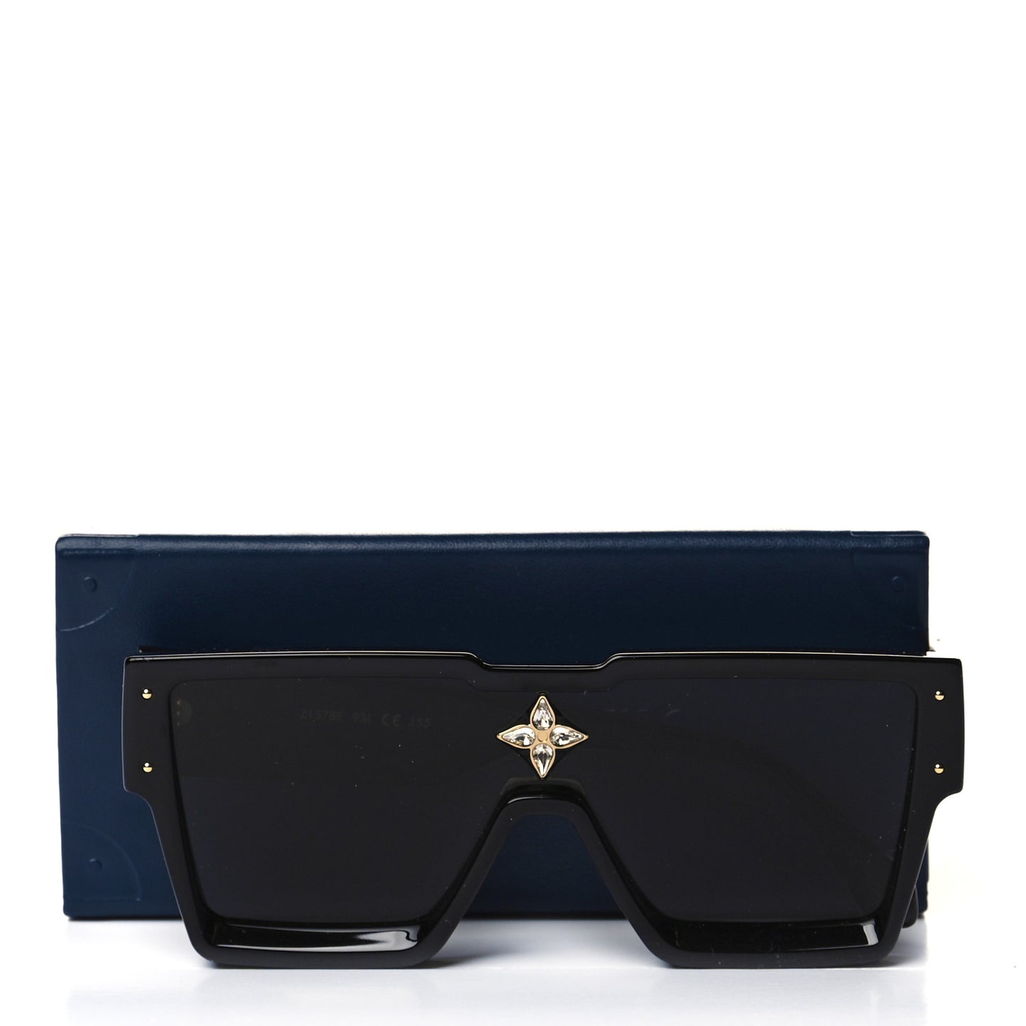 Acetate Swarovski Crystal Cyclone Sunglasses Z1578W Black