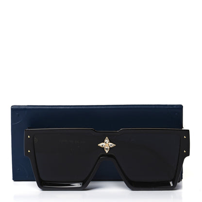 Louis Vuitton Acetate Swarovski Crystal Cyclone Sunglasses Z1578W Black 8 of 8