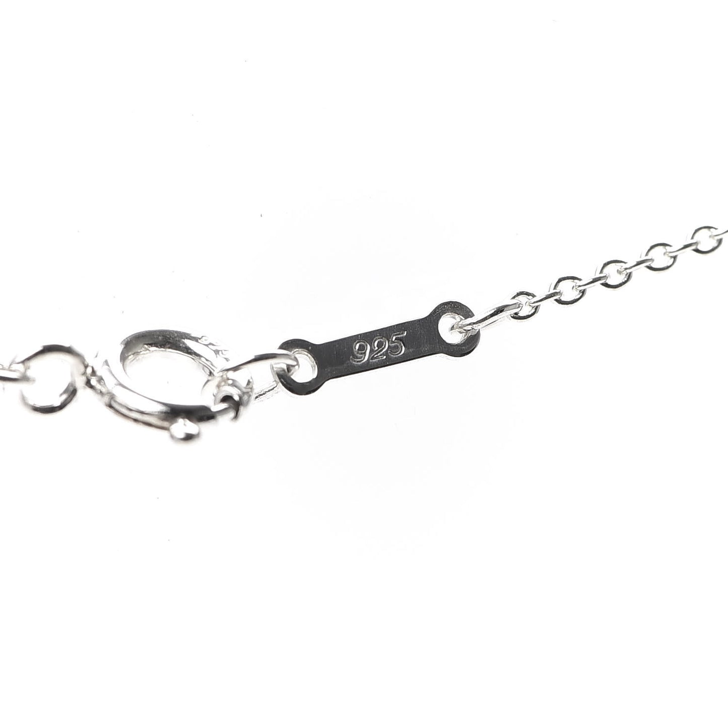 Sterling Silver Elsa Peretti Letter M Pendant Necklace