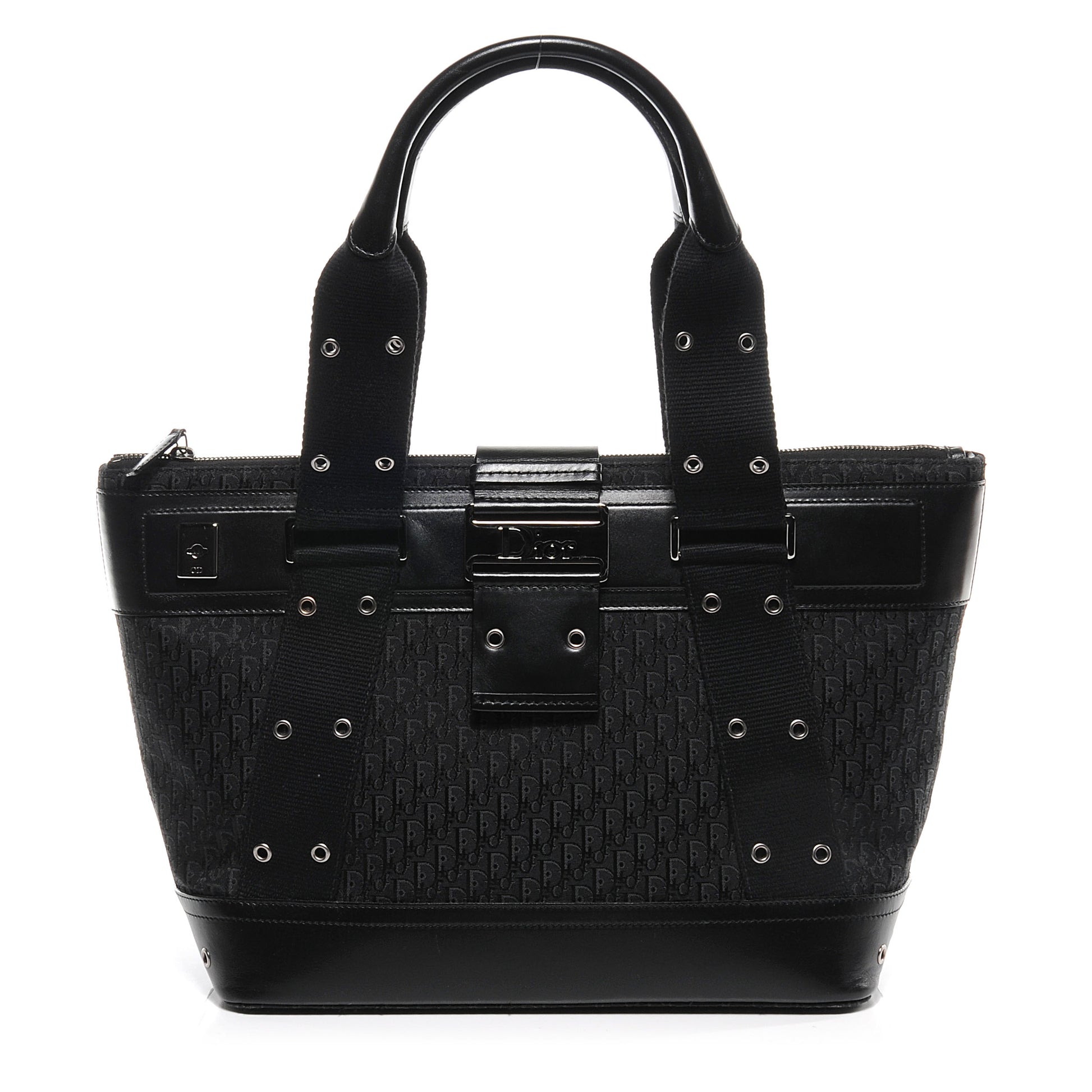 Christian Dior Canvas Diorissimo Tote Black 1 of 8