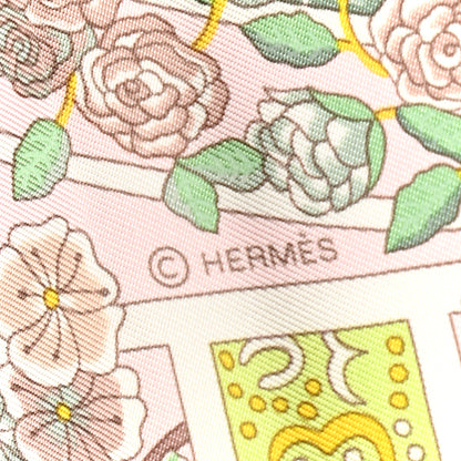 Hermes Silk Fleurs De Giverny Scarf 90 4 of 5