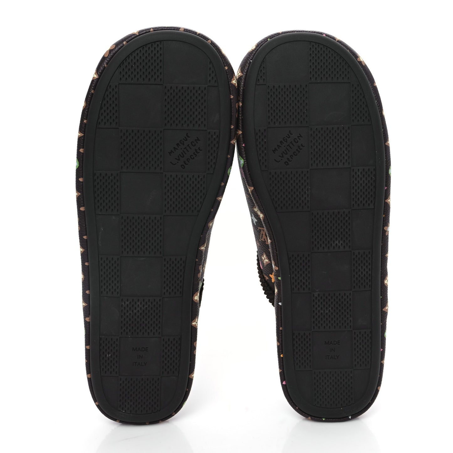 X TYLER THE CREATOR Monogram Craggy LV Palace Mens Slippers 9 Mocha