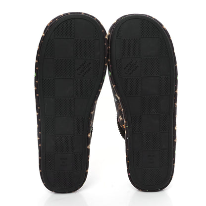 Louis Vuitton X TYLER THE CREATOR Monogram Craggy LV Palace Mens Slippers 9 Mocha 5 of 10