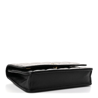 Chanel Caviar Quilted Wallet on Chain WOC Black 4 of 12