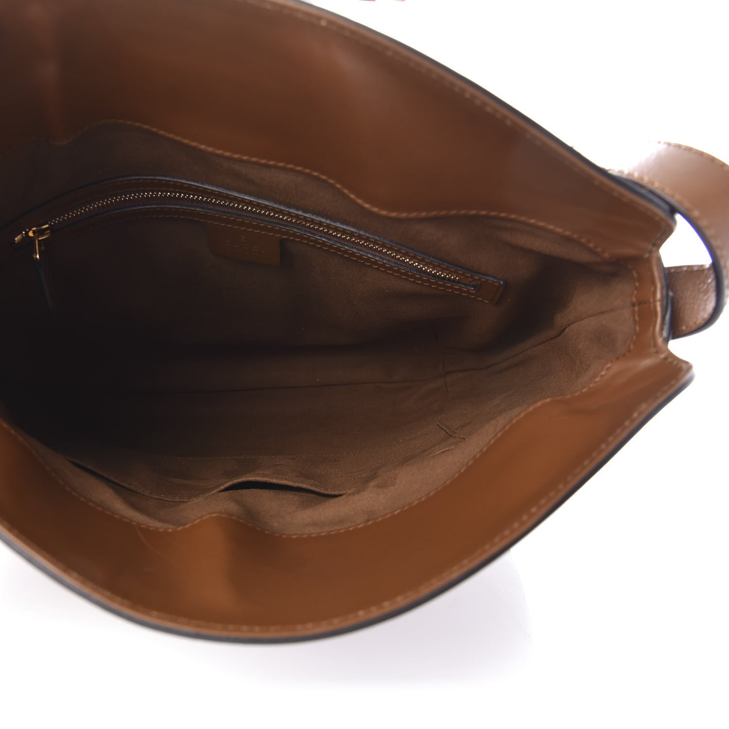 Gucci Boarded Plutone Calfskin Medium Arli Shoulder Bag Nocciola 5 of 12