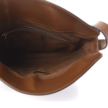 Gucci Boarded Plutone Calfskin Medium Arli Shoulder Bag Nocciola 5 of 12