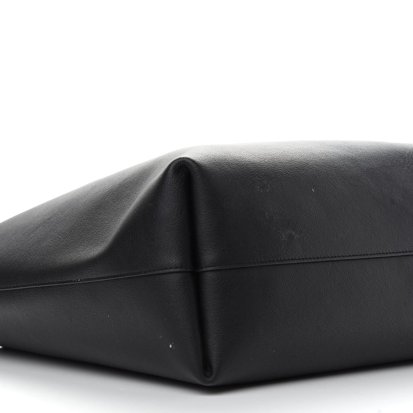Calfskin Large Shopping Tote Black