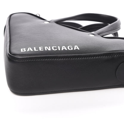 Balenciaga Calfskin XS Triangle Chain Duffle Black 9 of 10