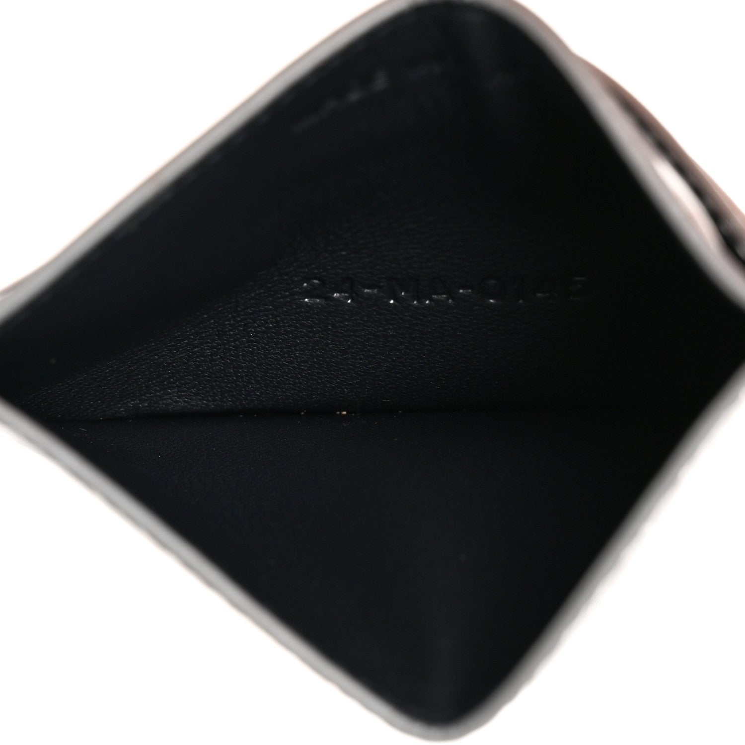 Christian Dior Metallic Patent Micro-Cannage Lady Dior Card Holder Silver 5 of 8