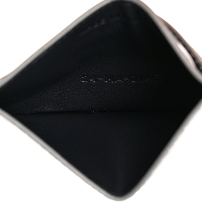 Christian Dior Metallic Patent Micro-Cannage Lady Dior Card Holder Silver 5 of 8