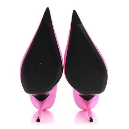 Balenciaga Spandex Knife Pointed 110mm Pumps 37.5 Fluo Pink 6 of 9