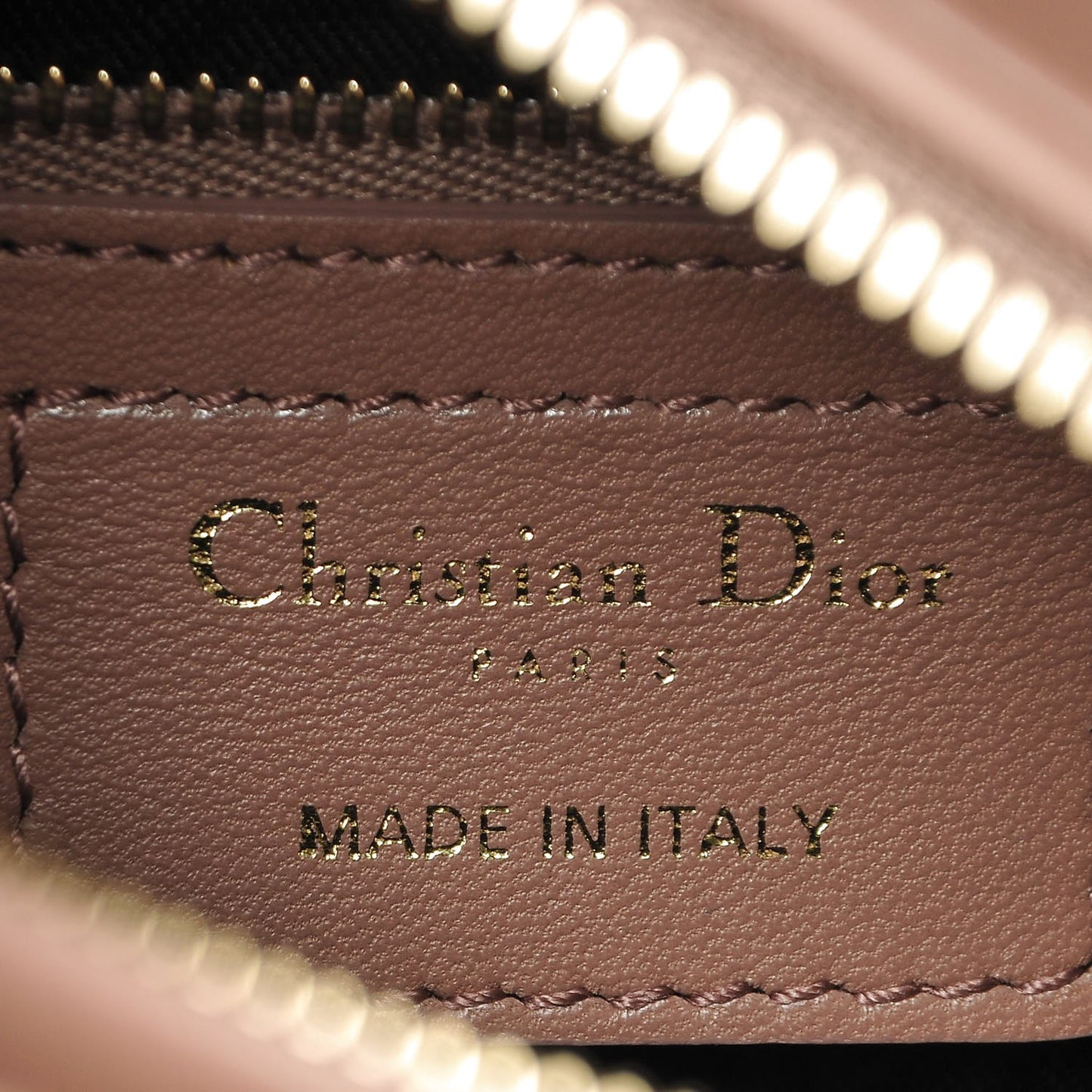 Lambskin Cannage Medium Lady Dior Pink