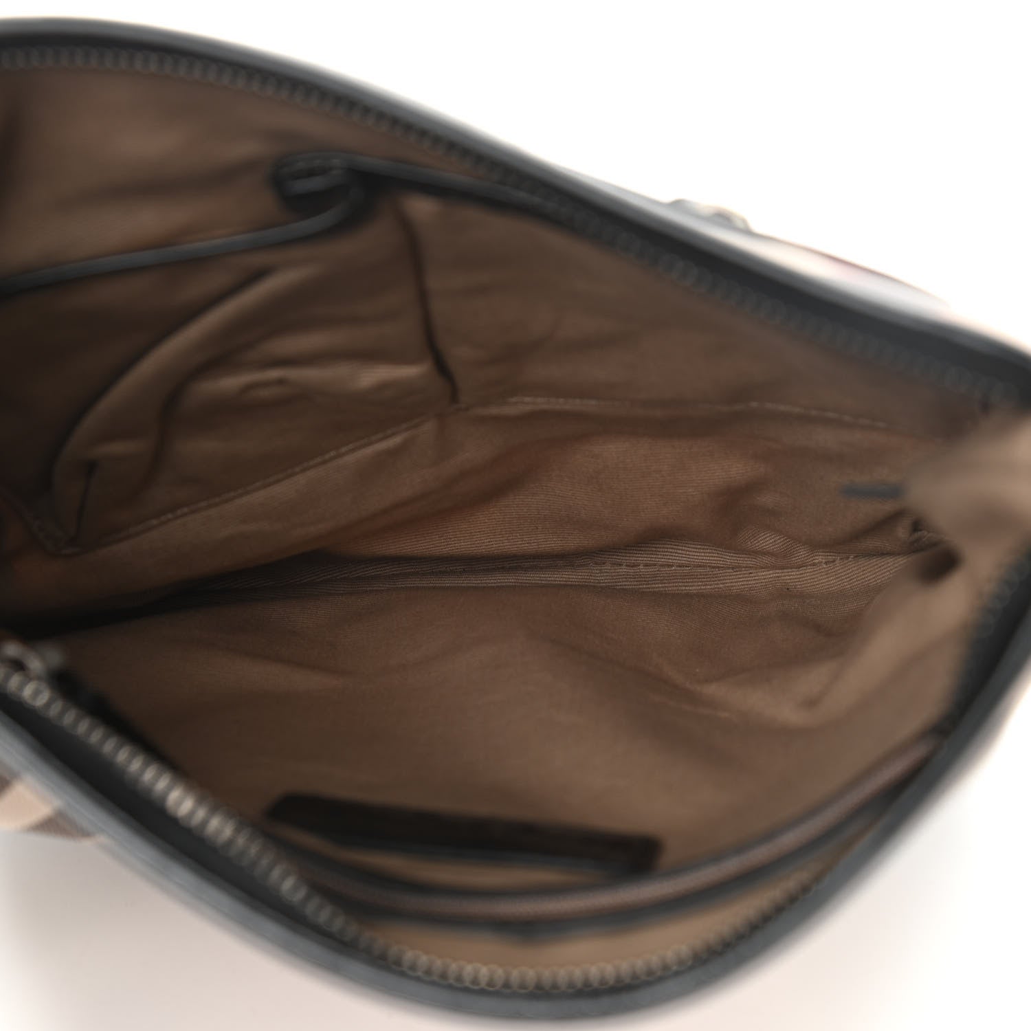 Burberry Patent Nova Check Dryden Crossbody Bag Black 5 of 11