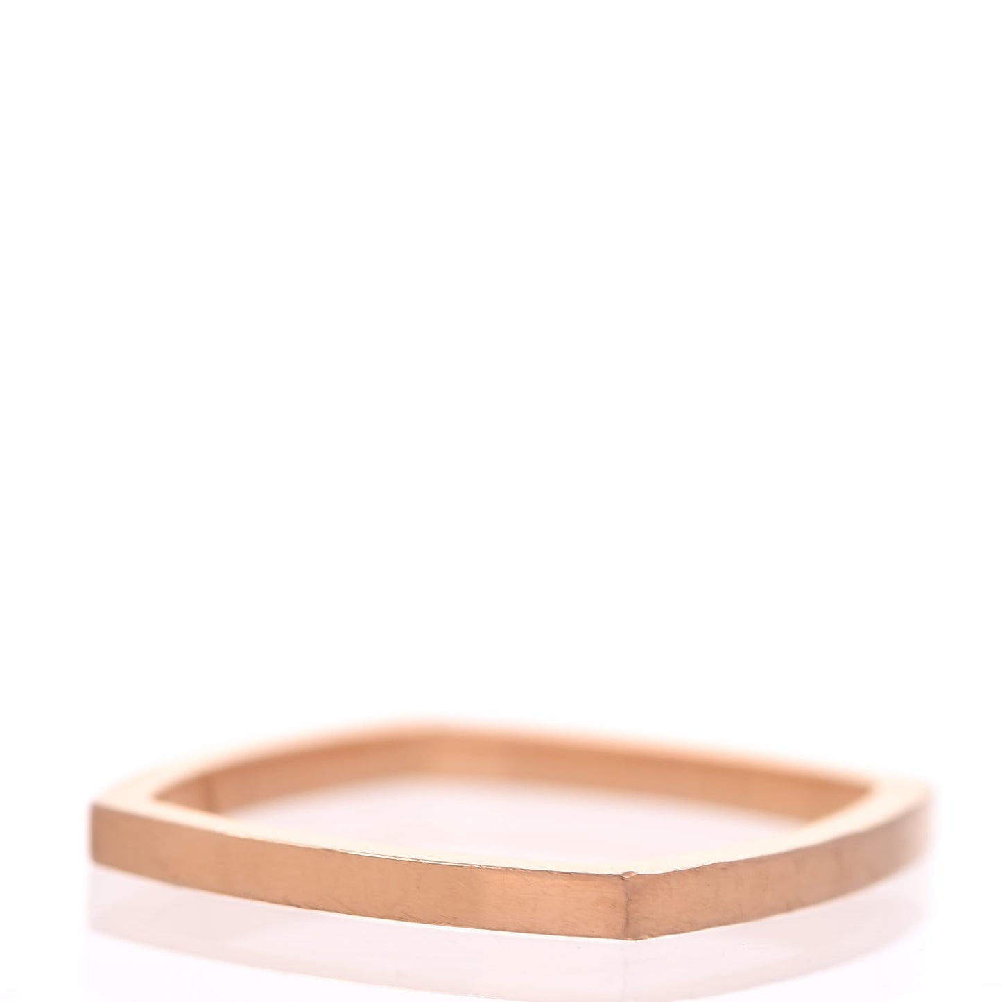 18K Rose Gold Diamond Frank Gehry Micro Ring 50 5.5