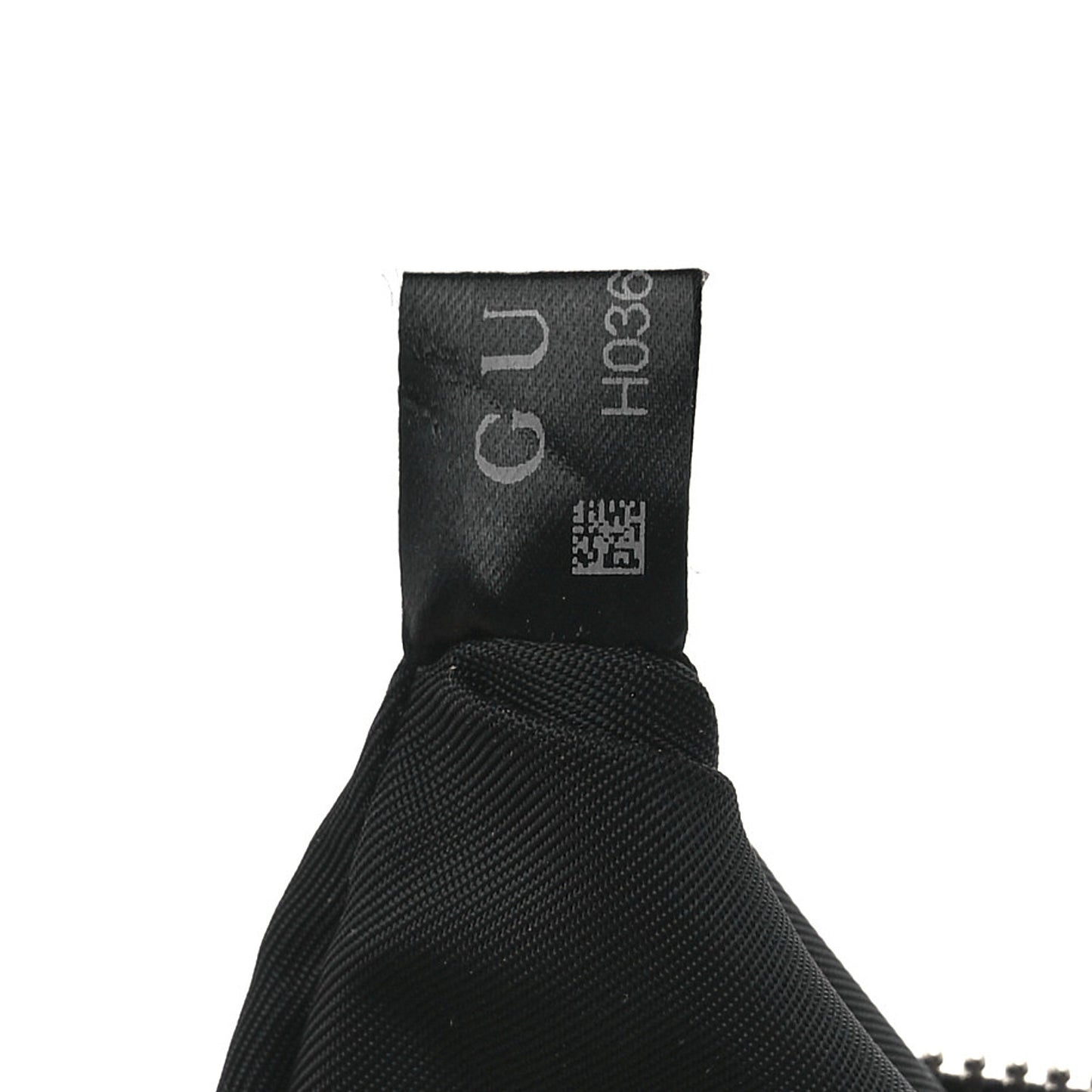 Techno Canvas Selleria Calfskin Web Small Flat Messenger Bag Black