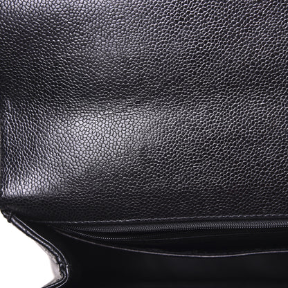 Chanel Caviar Quilted Jumbo Kelly Flap Black 13 of 13