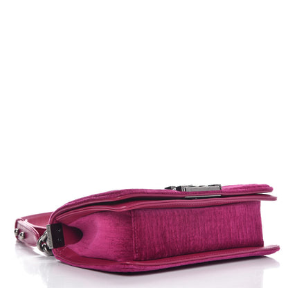 Chanel Velvet Quilted Small Boy Flap Fuchsia 4 of 8