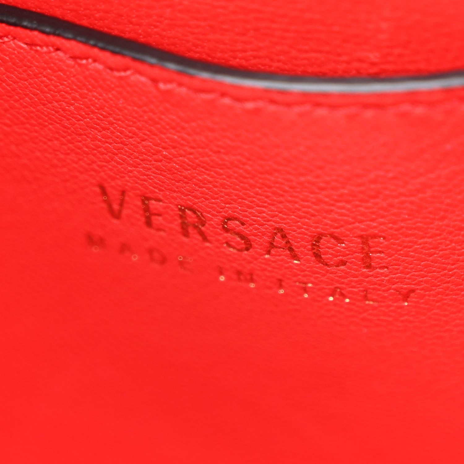 Versace Vitello Virtus Camera Bag Red 6 of 11
