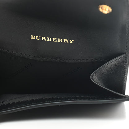 Burberry Mini Vintage Check Luna French Wallet Black 5 of 8