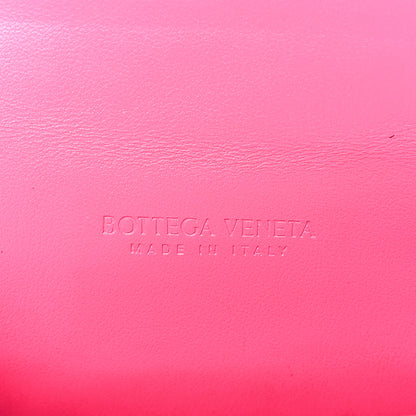 Bottega Veneta Nappa Maxi Intrecciato Card Holder Wallet Pink 6 of 8