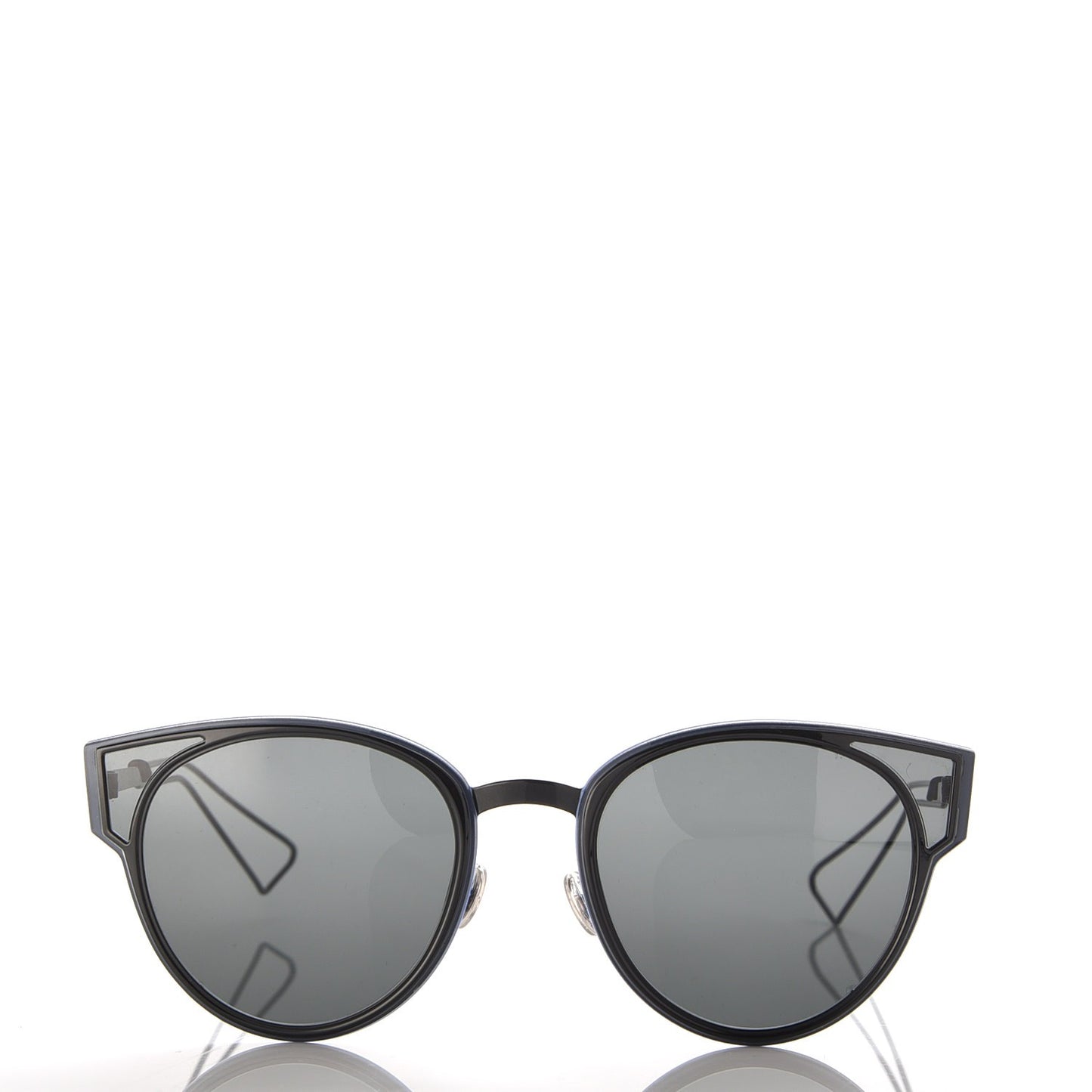 Sculpt Cat Eye Sunglasses Black Gray