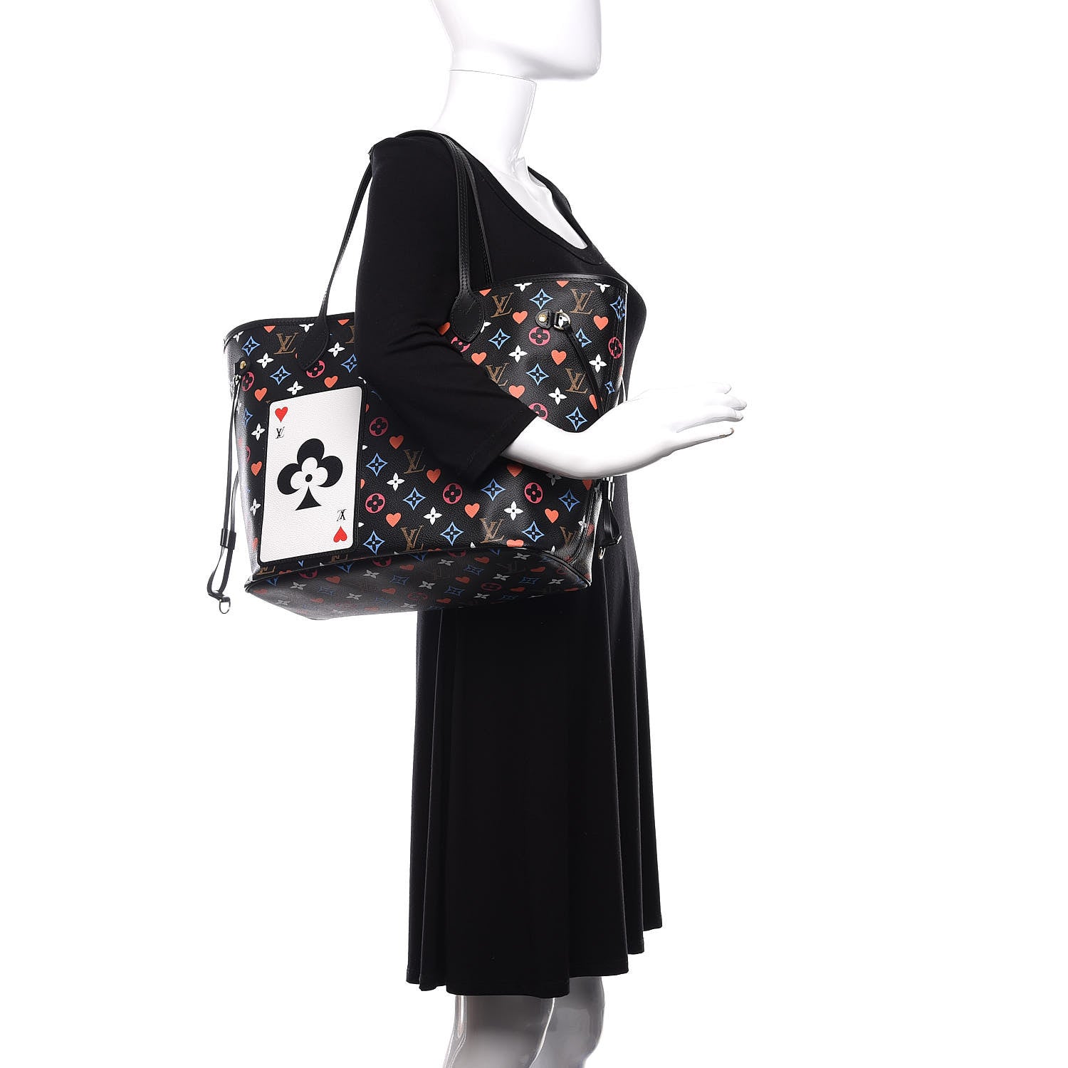 Louis Vuitton Game On Neverfull MM Black 2 of 11