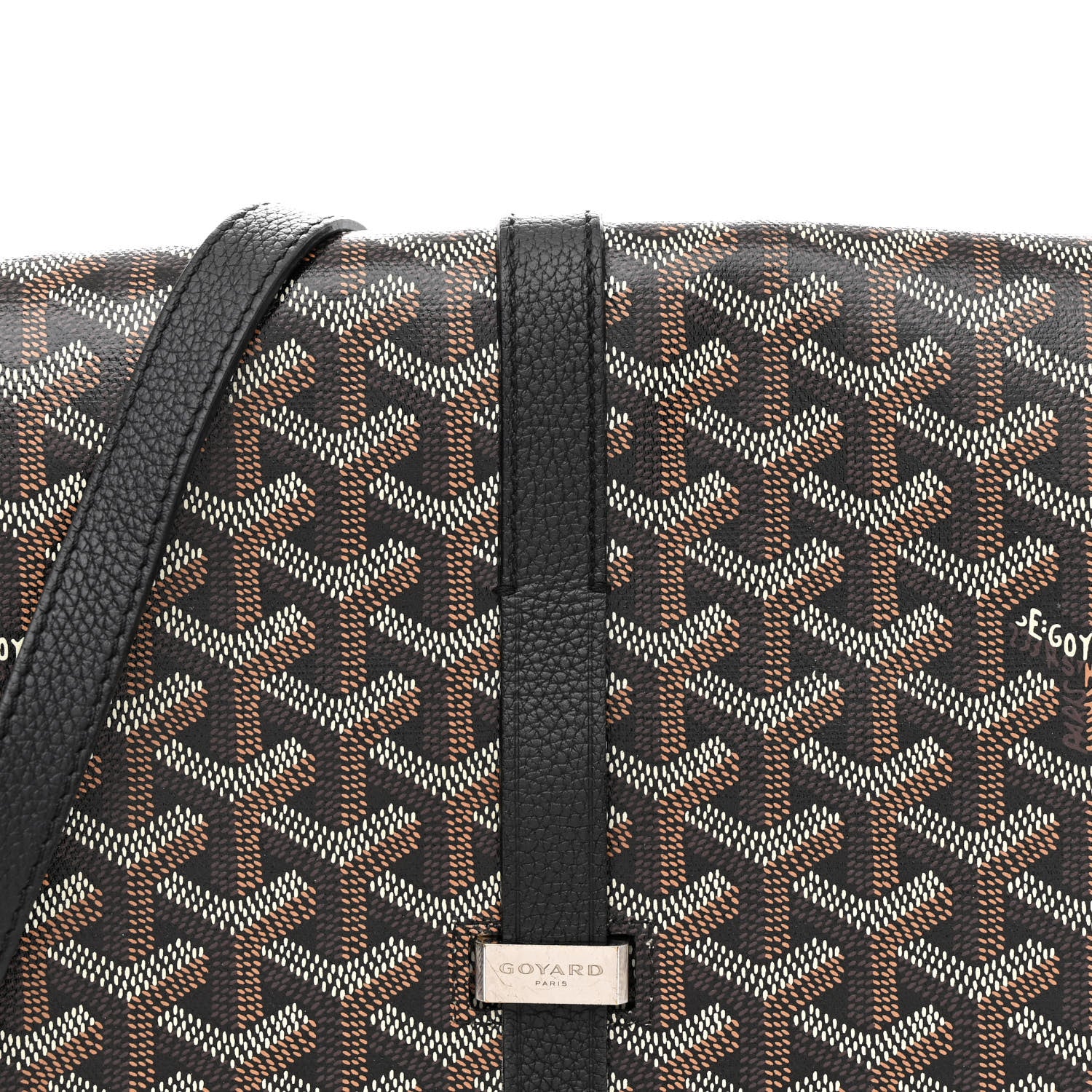 Goyard Goyardine Belvedere II MM Messenger Bag Black 7 of 10