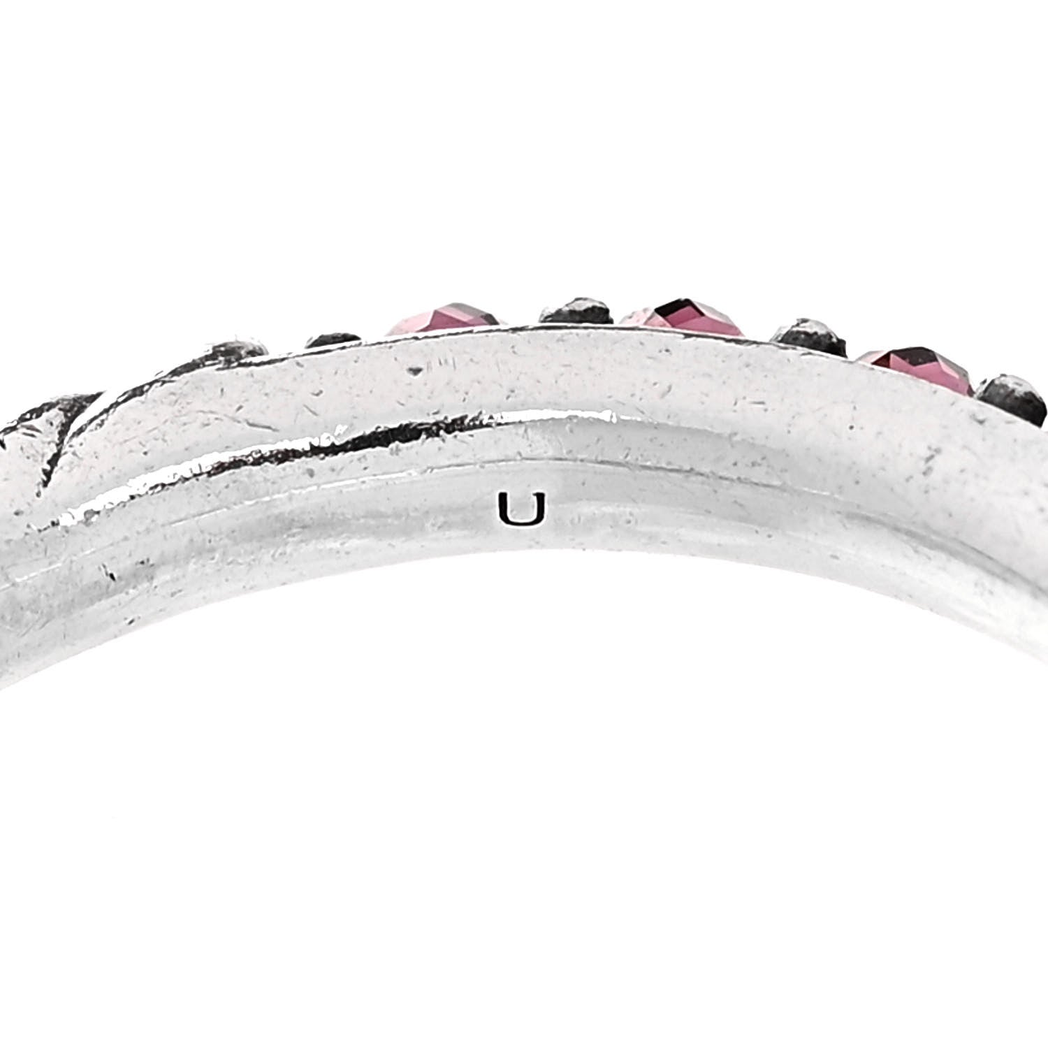 David Yurman Sterling Silver Rhodolite Garnet Cable Berries Ring 52 6 7 of 7