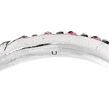 David Yurman Sterling Silver Rhodolite Garnet Cable Berries Ring 52 6 7 of 7