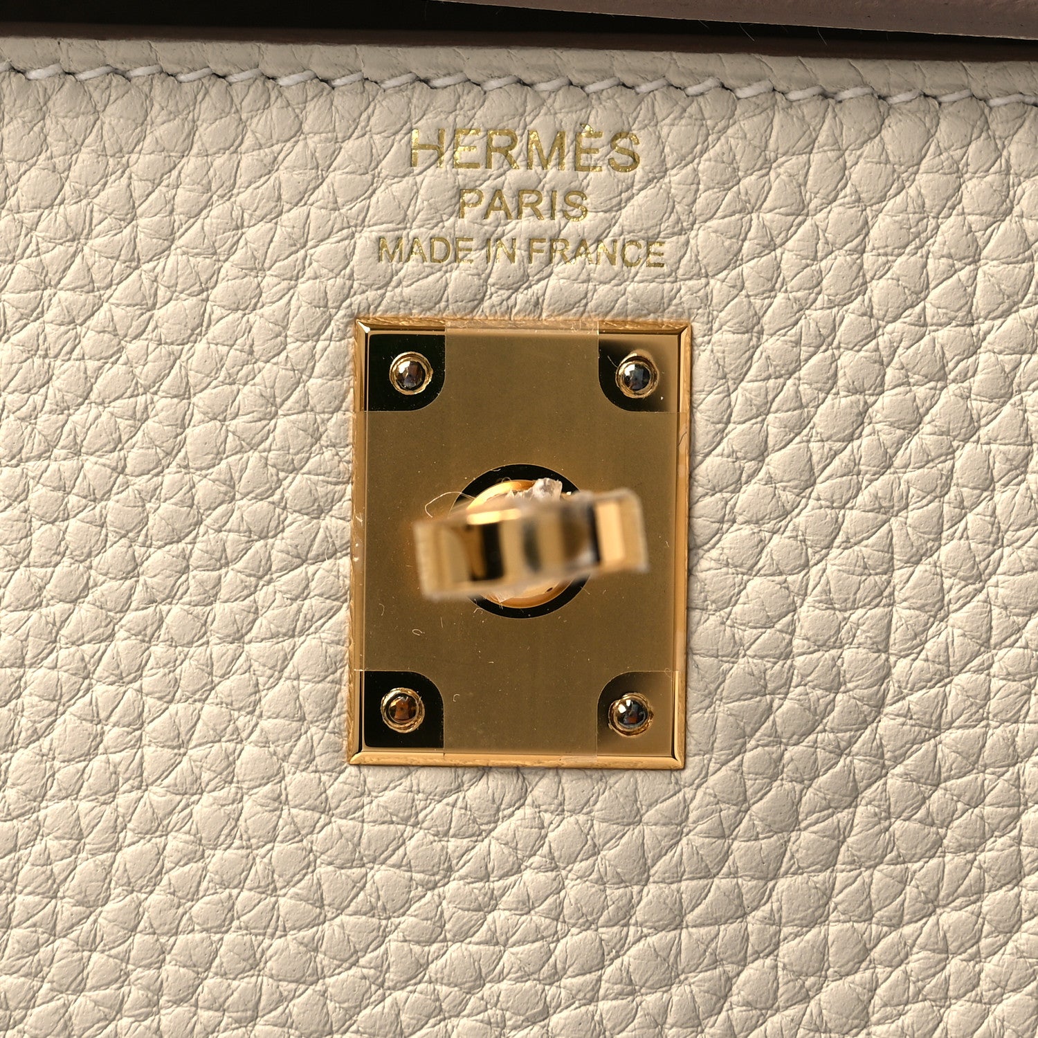 Hermes Togo Kelly Retourne 25 Craie 6 of 14