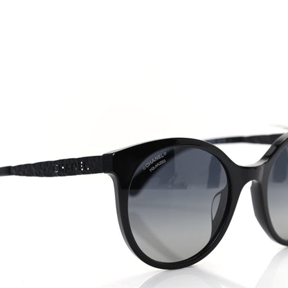 Chanel Acetate Metal Polarized Pantos Sunglasses 5440-A Black 7 of 9
