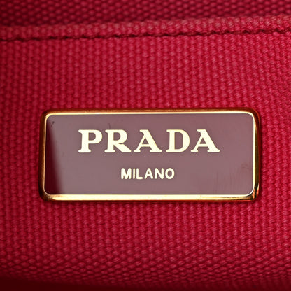 Prada Canapa Small Logo Tote Peonia 6 of 12