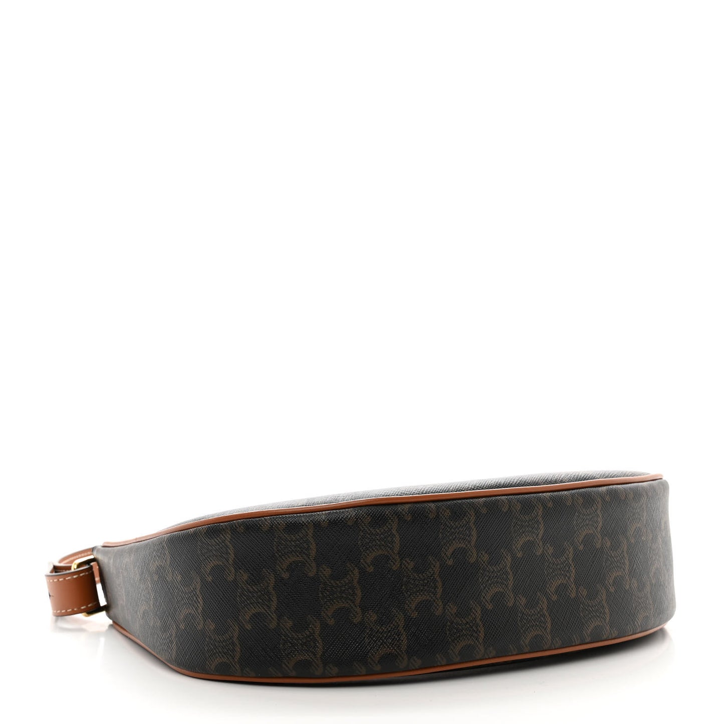 Triomphe Canvas Calfskin Ava Shoulder Bag Tan