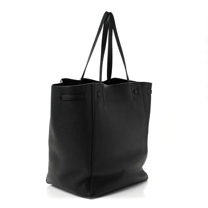 Celine Soft Grained Calfskin Medium Belt Cabas Phantom Black 3 of 11
