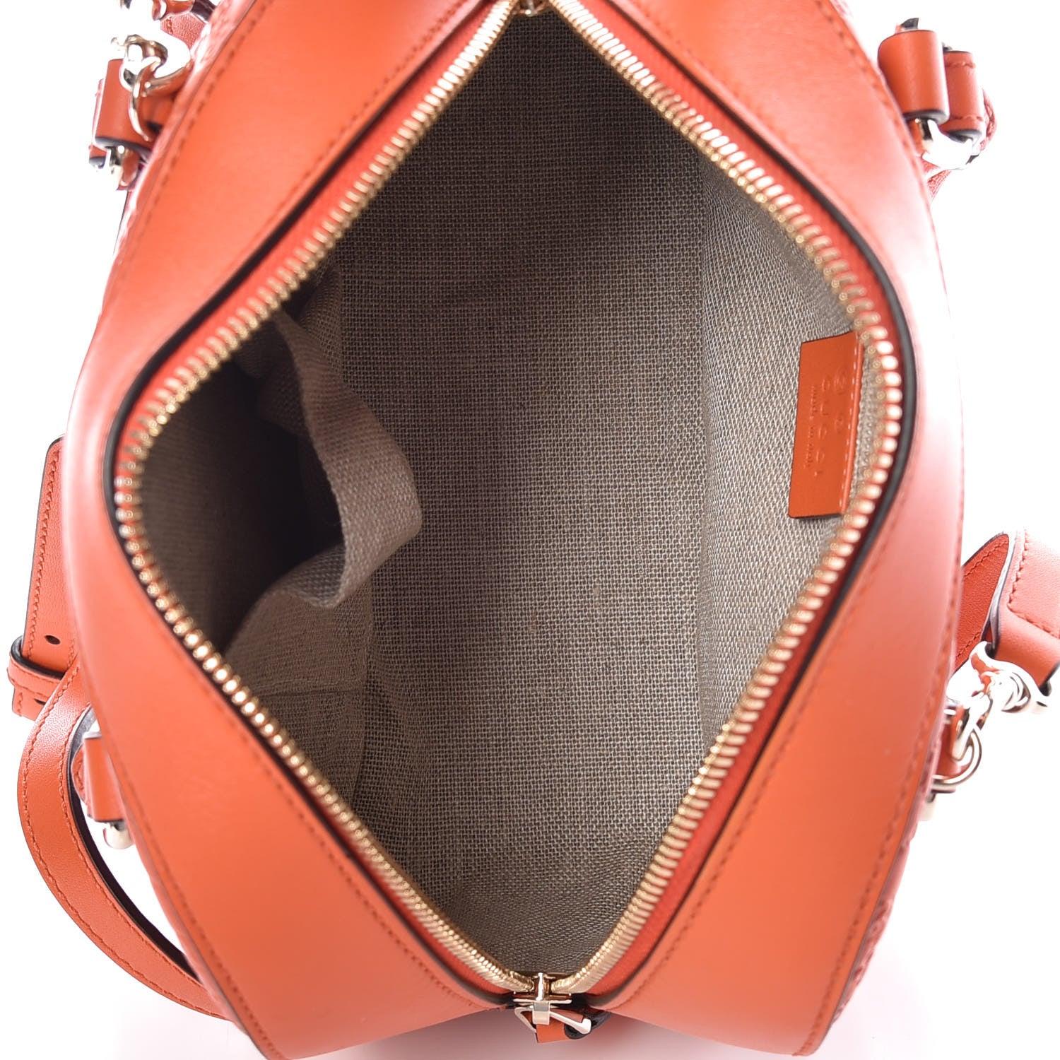 Gucci Soft Microguccissima Small Crossbody Bag Sun Orange 5 of 10