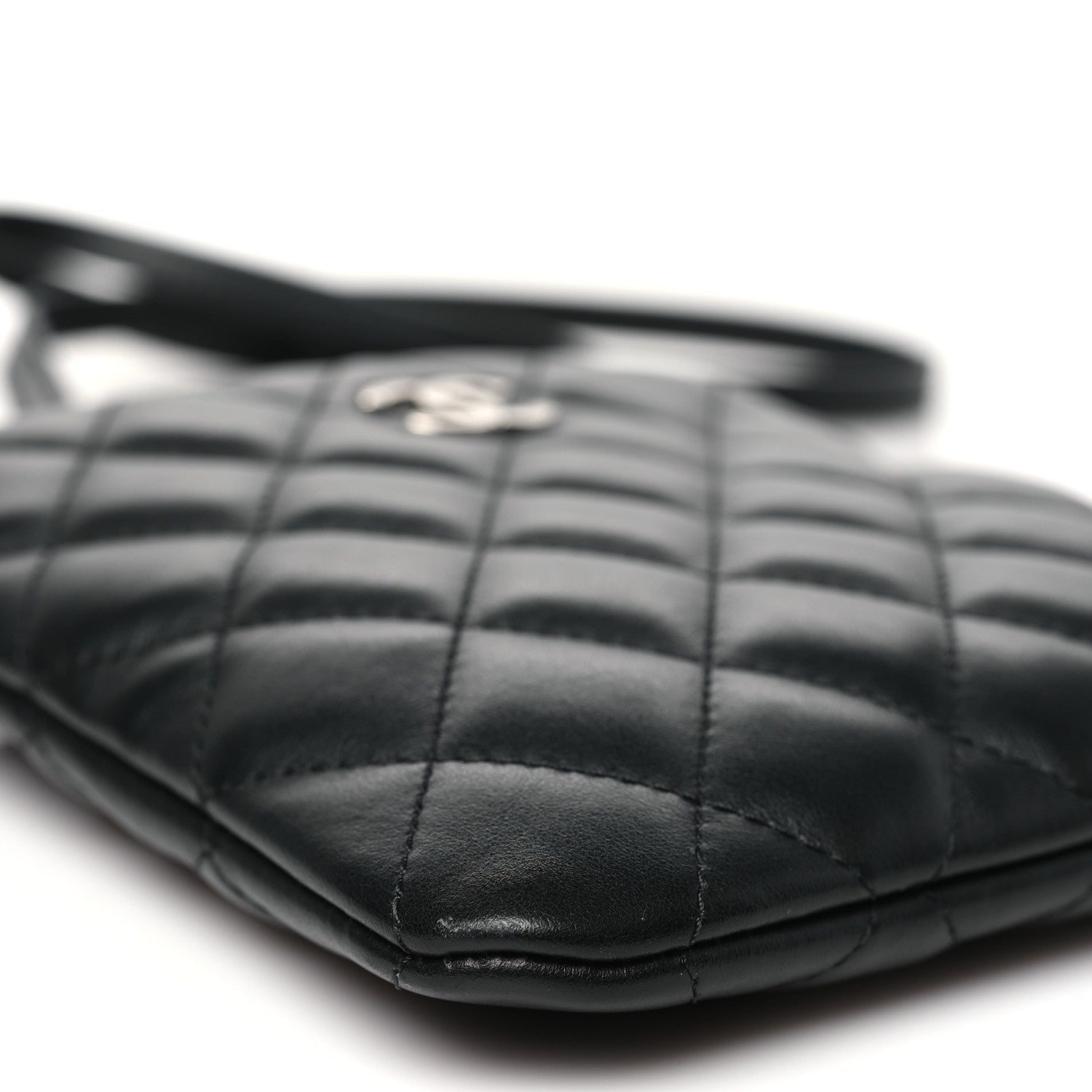Chanel Lambskin Quilted Crossbody Bag Black 9 of 11