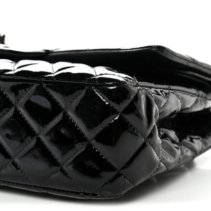 Chanel Patent Quilted Medium Double Flap Black 10 of 14