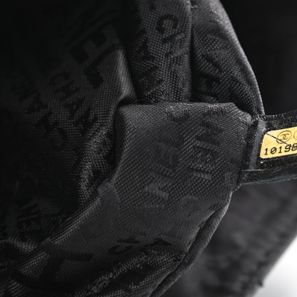 Chanel Lambskin Diamond Stitched CC East West Flap Black 8 of 16