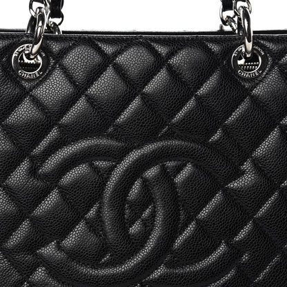 Chanel Caviar Quilted Grand Shopping Tote GST Black 8 of 12