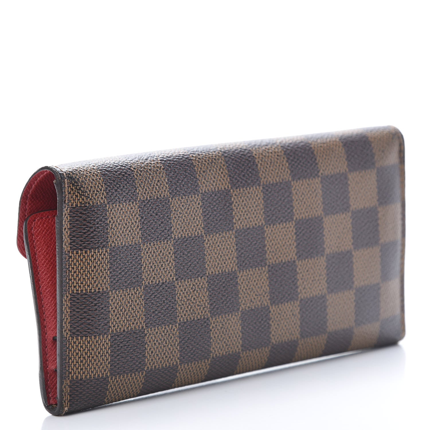 Louis Vuitton Damier Ebene Josephine Wallet Red 4 of 13
