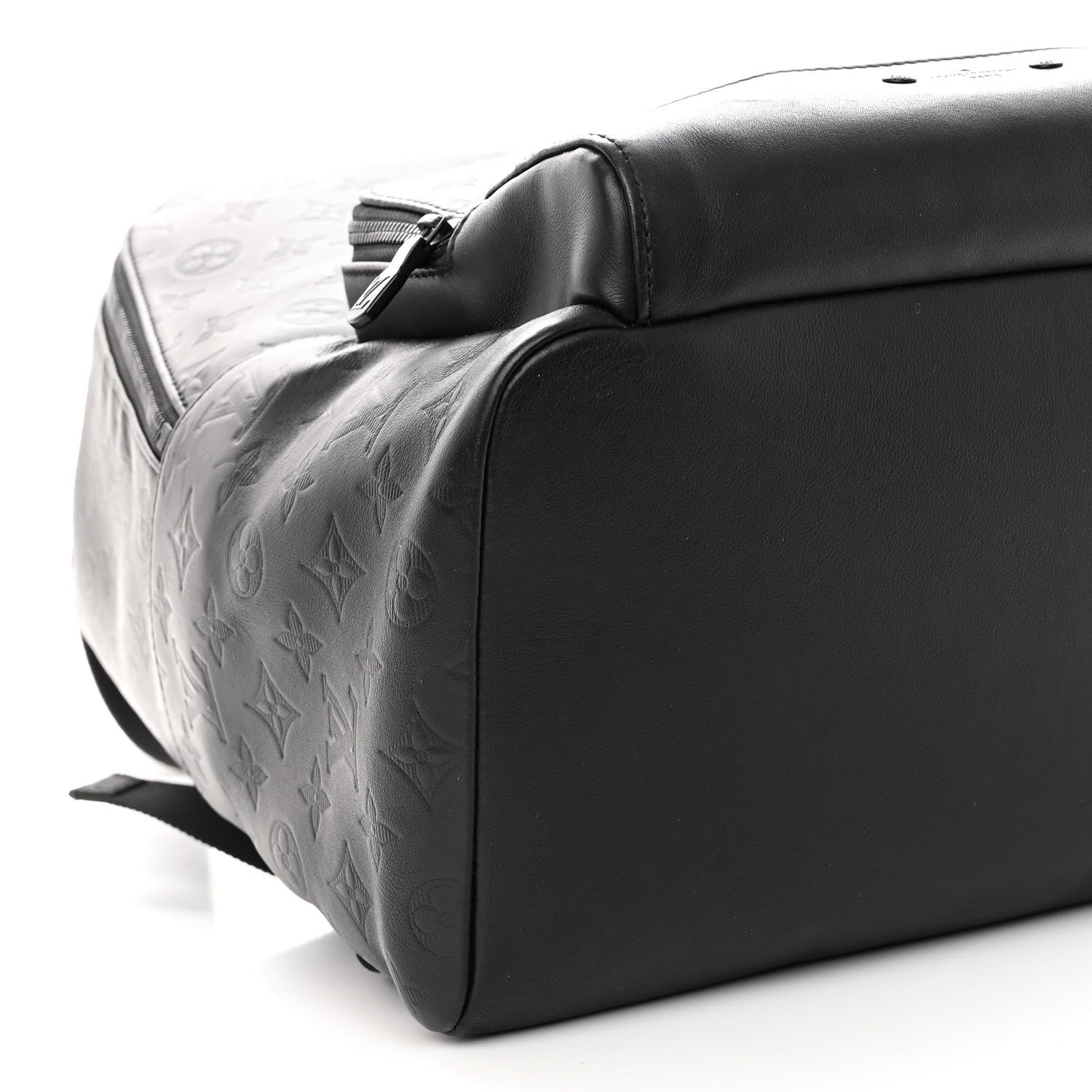 Louis Vuitton Calfskin Monogram Shadow Racer Backpack Black 8 of 9