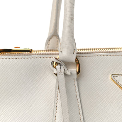 Prada Saffiano Lux Galleria Front Pocket Tote Talco Platino 15 of 18
