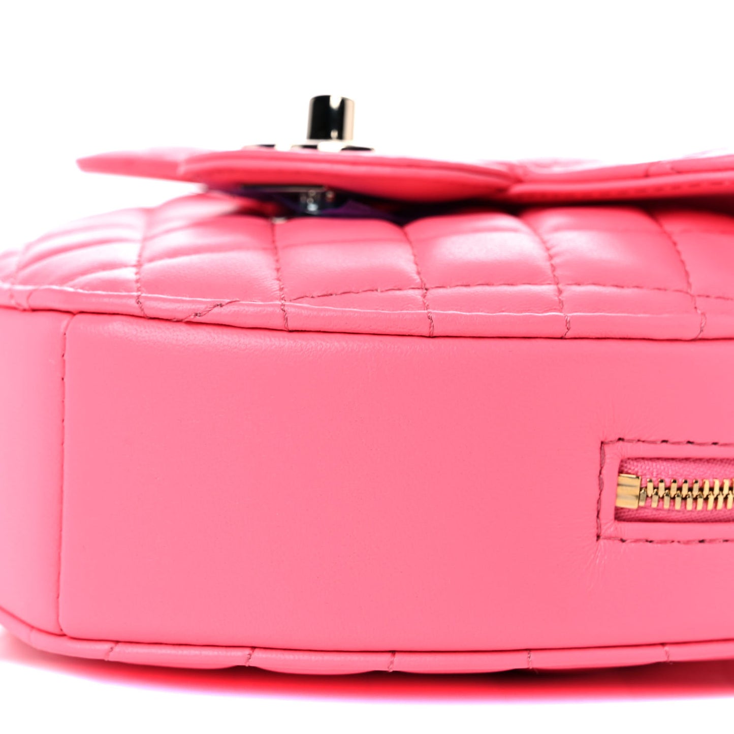 Lambskin Quilted CC In Love Heart Bag Pink