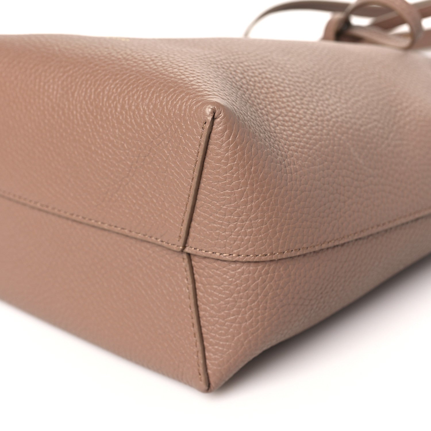 Mansur Gavriel Pebbled Calfskin Soft Mini Bucket Bag Biscotto 9 of 9